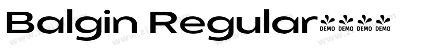 Balgin Regular字体转换